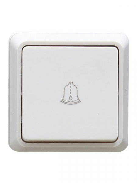 Выключатель кнопочный 1-кл. ОП Октава 10А IP20 ВСк20-1-0-ОБ бел. GENERICA EVO13-K01-10-DC ТехноИмпульс