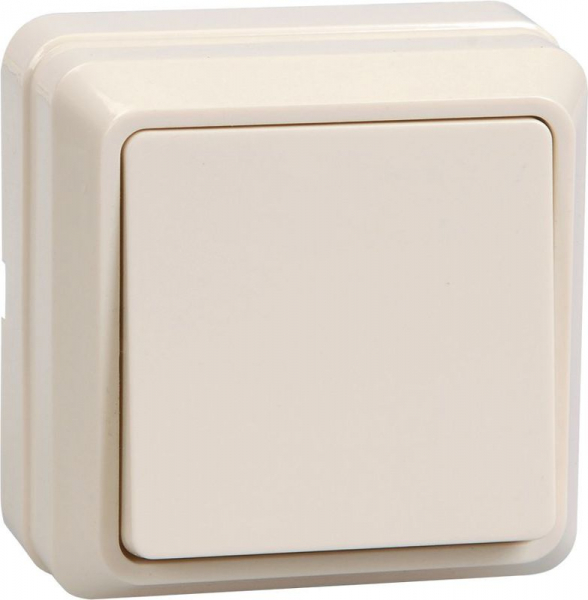 Выключатель 1-кл. ОП Октава 10А IP20 ВС20-1-0-ОКм крем. GENERICA EVO10-K33-10-DC ТехноИмпульс