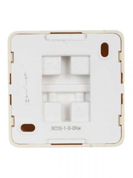 Выключатель 1-кл. ОП Октава 10А IP20 ВС20-1-0-ОКм крем. GENERICA EVO10-K33-10-DC ТехноИмпульс