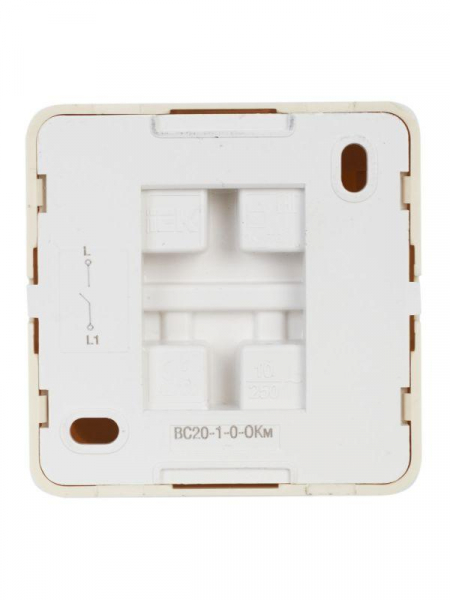 Выключатель 1-кл. ОП Октава 10А IP20 ВС20-1-0-ОКм крем. GENERICA EVO10-K33-10-DC ТехноИмпульс