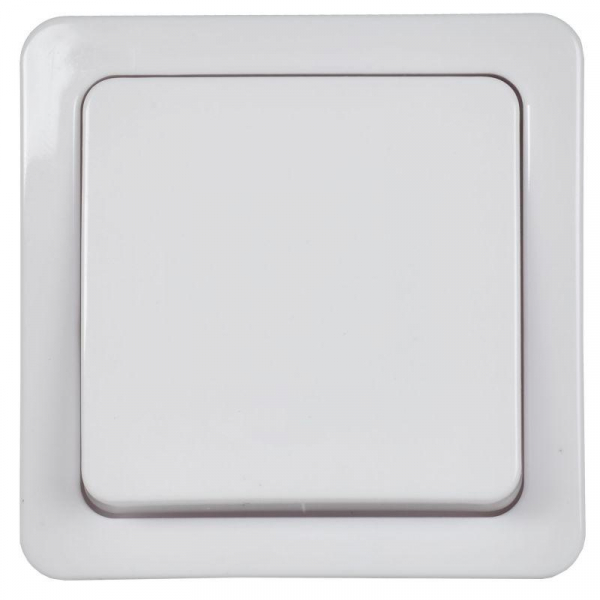 Выключатель 1-кл. ОП Гермес Plus 10А IP54 ВС20-1-0-ГПБ бел. IEK EVMP10-K01-10-54-EC ТехноИмпульс