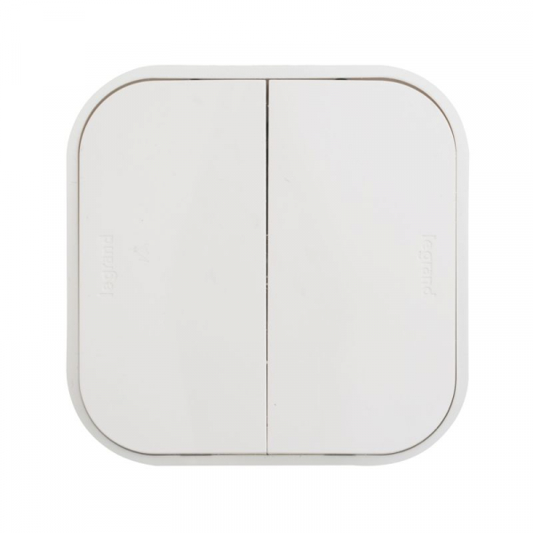 Выключатель 2-кл. ОП Quteo 10А IP20 10AX бел. IEK 782202 ТехноИмпульс