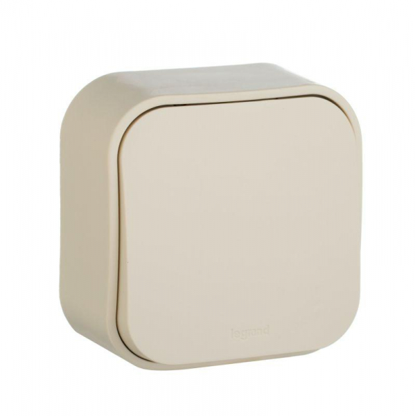 Выключатель 1-кл. ОП Quteo 10А IP20 10AX сл. кость IEK 782230 ТехноИмпульс