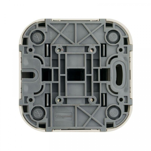 Выключатель 2-кл. ОП Quteo 10А IP20 10AX сл. кость IEK 782232 ТехноИмпульс