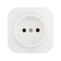 Розетка 1-м ОП Quteo 16А IP20 2P без заземл. без защ. шторок бел. IEK 782210 ТехноИмпульс