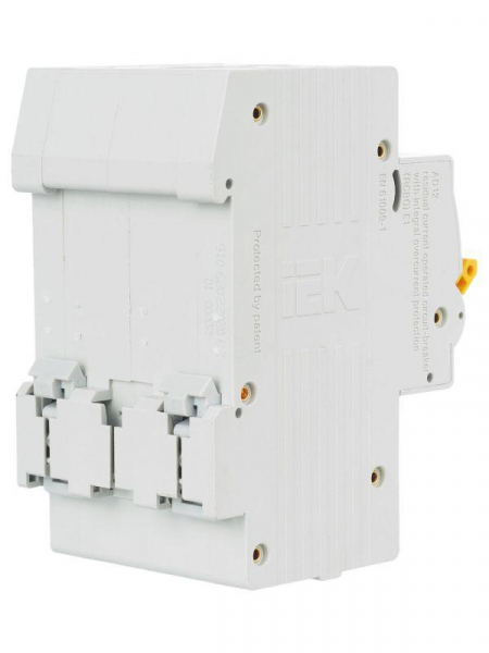 Выключатель автоматический дифференциального тока 2п C 16А 10мА тип AC 4.5кА АД-12 KARAT IEK MAD10-2-016-C-010 ТехноИмпульс