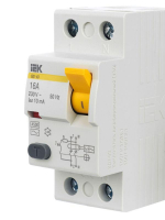 Выключатель дифференциального тока (УЗО) 2п 16А 10мА тип AC ВД1-63 KARAT IEK MDV10-2-016-010 ТехноИмпульс