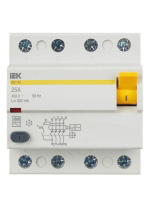 Выключатель дифференциального тока (УЗО) 4п 25А 300мА тип AC ВД1-63 KARAT IEK MDV10-4-025-300 ТехноИмпульс