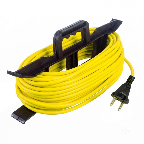 Удлинитель-шнур на рамке 1х30м без заземл. 6А IP20 1.3кВт Союз 481S-5103 ТехноИмпульс
