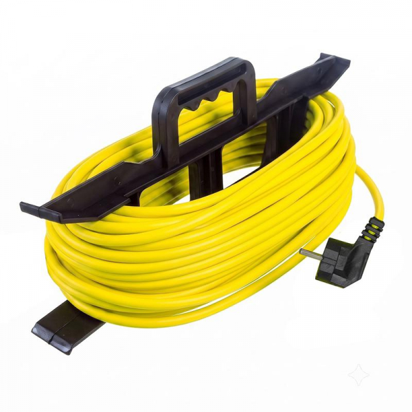 Удлинитель-шнур на рамке 1х10м с заземл. 10А IP20 2.2кВт Союз 481S-5301 ТехноИмпульс