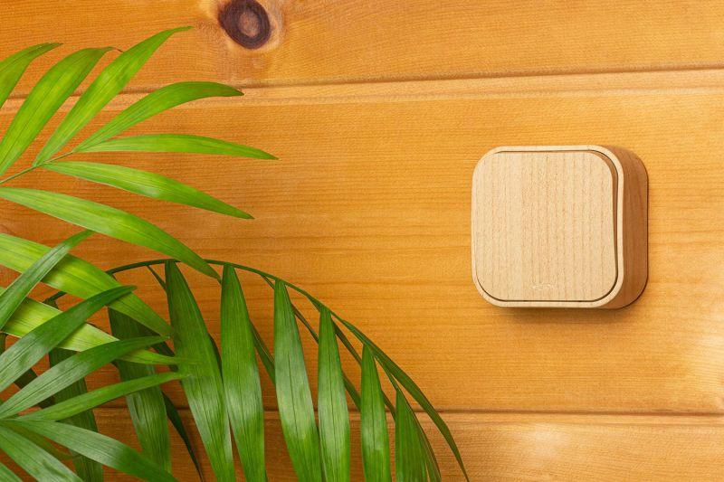 Выключатель 1-кл. ОП Quteo 10А IP20 10AX дерево IEK 782260 ТехноИмпульс