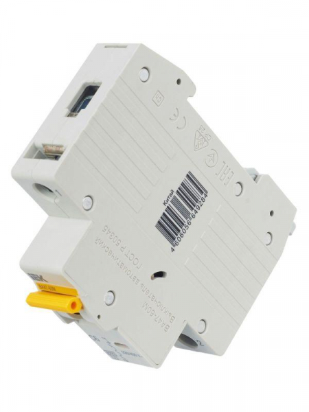 Выключатель автоматический модульный 1п C 6А 6кА ВА47-60M KARAT IEK MVA31-1-006-C ТехноИмпульс