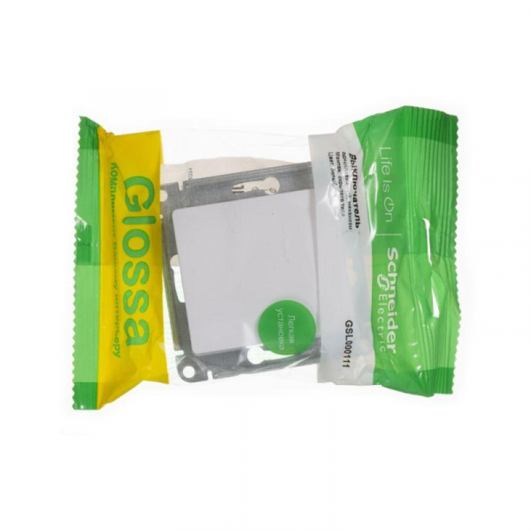 Выключатель 1-кл. СП Glossa 10А IP20 (сх. 1) 10AX механизм бел. SE GSL000111 ТехноИмпульс