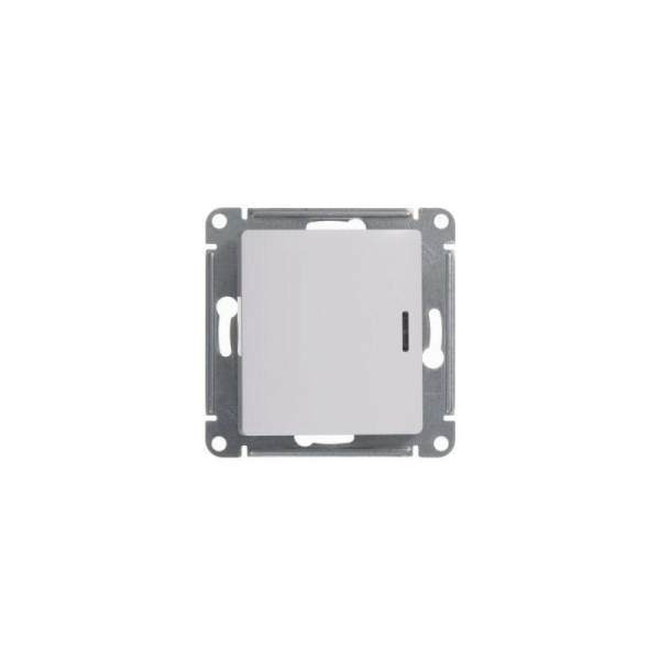 Выключатель 1-кл. СП Glossa 10А IP20 (сх. 1а) 10AX с подсветкой механизм бел. SE GSL000113 ТехноИмпульс