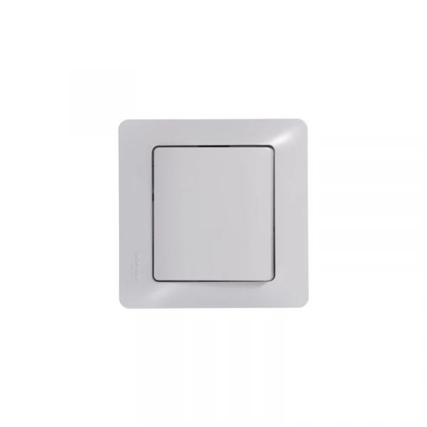 Кнопка нажимная 1-кл. СП Glossa 10А IP20 (сх. 1) 10AX механизм бел. SE GSL000115 ТехноИмпульс