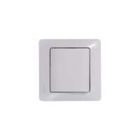 Кнопка нажимная 1-кл. СП Glossa 10А IP20 (сх. 1) 10AX механизм бел. SE GSL000115 ТехноИмпульс