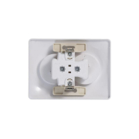 Розетка 2-м СП Glossa 16А IP20 без заземл. бел. SE GSL000120 ТехноИмпульс