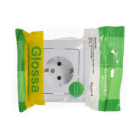 Розетка 1-м СП Glossa 16А IP20 с заземл. в сборе бел. SE GSL000142 ТехноИмпульс