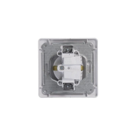 Розетка 1-м СП Glossa 16А IP20 с заземл. в сборе бел. SE GSL000142 ТехноИмпульс