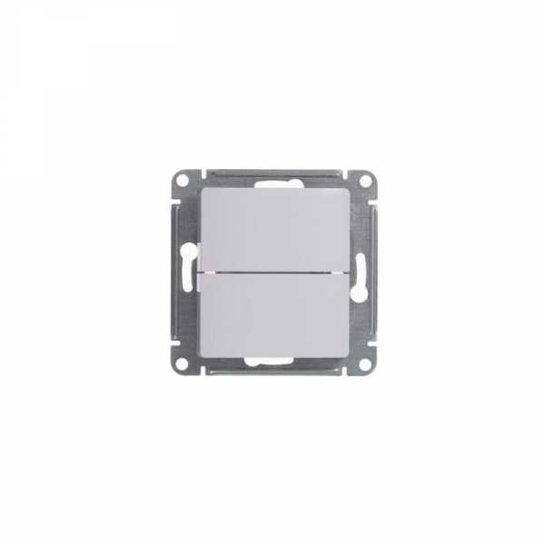 Выключатель 2-кл. СП Glossa 10А IP20 (сх. 5) 10AX механизм бел. SE GSL000151 ТехноИмпульс