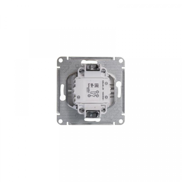 Выключатель 2-кл. СП Glossa 10А IP20 (сх. 5) 10AX механизм бел. SE GSL000151 ТехноИмпульс