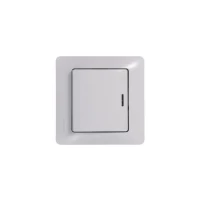 Переключатель проходной 1-кл. СП Glossa 10А IP20 (сх. 6а) 10AX с подсветкой механизм бел. SE GSL000163 ТехноИмпульс