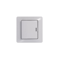 Переключатель проходной 1-кл. СП Glossa 10А IP20 (сх. 6а) 10AX с подсветкой механизм бел. SE GSL000163 ТехноИмпульс