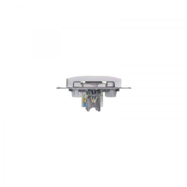 Розетка телефонная 1-м СП Glossa RJ11 механизм бел. SE GSL000181T ТехноИмпульс