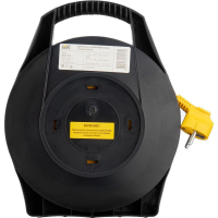 Удлинитель на катушке 4х10м с заземл. 10А IP20 Industrial УК10 3х1 термозащита IEK WKP14-10-04-10 ТехноИмпульс