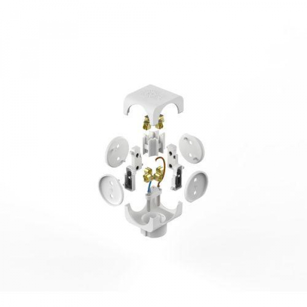 Разветвитель 4-м без заземл. 16А IP20 SP-4-W бел. Эра Б0005103 ТехноИмпульс