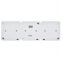 Розетка 3-м ОП Гермес Plus РСб23-3-ГПБб 16А IP54 с заземл. с крышкой бел. IEK ERMP32-K01-16-54-EC ТехноИмпульс