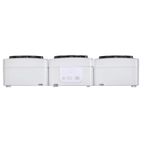 Розетка 3-м ОП Гермес Plus РСб23-3-ГПБд 16А IP54 с заземл. с дым. крышкой бел. IEK ERMP32-K03-16-54-EC ТехноИмпульс