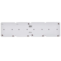 Розетка 4-м ОП Гермес Plus РСб24-3-ГПБд 16А IP54 с заземл. с дым. крышкой бел. IEK ERMP42-K03-16-54-EC ТехноИмпульс