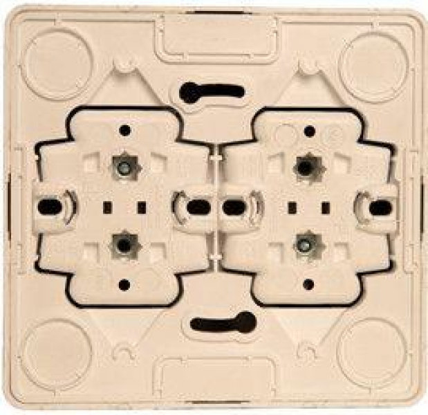 Розетка 4-м ОП Этюд 16А IP20 250В без заземл. без защ. шторок крем. SE PA16-205K ТехноИмпульс