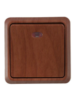 Выключатель 1-кл. ОП Октава 10А IP20 ВС20-1-1-ОД с индикацией дуб GENERICA EVO11-K04-10-DC ТехноИмпульс