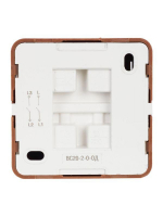 Выключатель 2-кл. ОП Октава 10А IP20 ВС20-2-0-ОД дуб GENERICA EVO20-K04-10-DC ТехноИмпульс