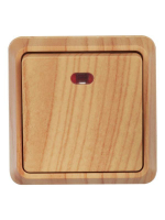 Выключатель 1-кл. ОП Октава 10А IP20 ВС20-1-1-ОС с индикацией сосна GENERICA EVO11-K03-10-DC ТехноИмпульс