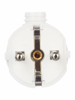 Вилка угловая ВПу11-01-Ст разборная с заземл. 16А бел. IEK EVP11-16-01-K01 ТехноИмпульс