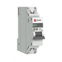 Выключатель автоматический модульный 1п B 32А 4.5кА ВА 47-63 PROxima EKF mcb4763-1-32B-pro ТехноИмпульс