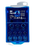 Блок распределительный на DIN-рейку РБД-250А IEK RBD-250 ТехноИмпульс