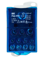 Блок распределительный на DIN-рейку РБД-400А IEK RBD-400 ТехноИмпульс