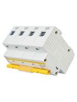 Выключатель автоматический модульный 4п C 100А 10кА ВА47-100 KARAT IEK MVA40-4-100-C ТехноИмпульс