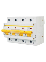 Выключатель автоматический модульный 4п C 100А 10кА ВА47-100 KARAT IEK MVA40-4-100-C ТехноИмпульс