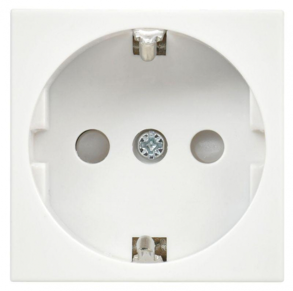 Розетка 1-м 2мод. РКС-20-30-П-К 45х45 с заземл. бел. PRIMER IEK CKK-40D-RSZB2-K01-K ТехноИмпульс