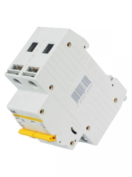 Выключатель автоматический модульный 2п C 6А 4.5кА ВА47-29 KARAT IEK MVA20-2-006-C ТехноИмпульс