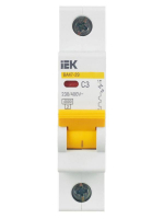 Выключатель автоматический модульный 1п C 3А 4.5кА ВА47-29 KARAT IEK MVA20-1-003-C ТехноИмпульс
