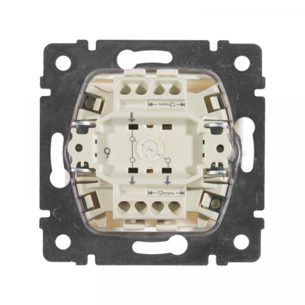 Переключатель проходной 1-кл. СП Valena 10А IP31 250В механизм бел. IEK 774406 ТехноИмпульс