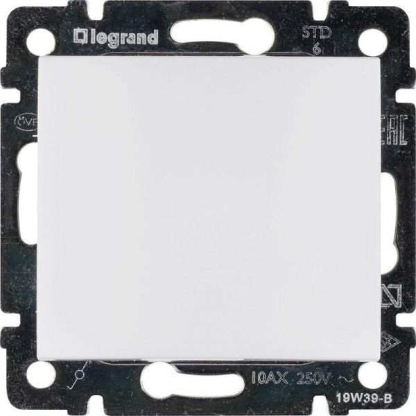 Переключатель проходной 1-кл. СП Valena 10А IP31 250В механизм бел. IEK 774406 ТехноИмпульс