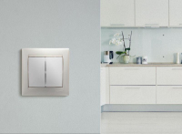 Выключатель 2-кл. СП Valena 10А IP31 250В механизм бел. IEK 774405 ТехноИмпульс