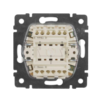 Выключатель 2-кл. СП Valena 10А IP31 250В механизм бел. IEK 774405 ТехноИмпульс